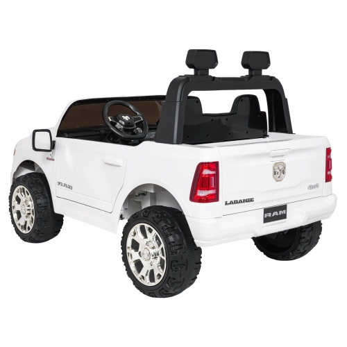 Straż Pożarna Pojazd RAM 3500 na Akumulator Biały JJ2599